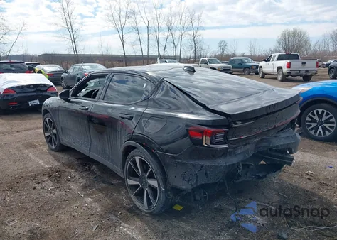 2022 Polestar 2 Long Range Dual Motor z USA, uszkodzony, nr VIN LPSED3KAXNL084764